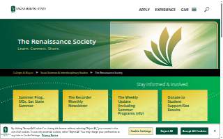 The Renaissance Cafe website