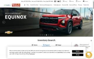 Valley Chevrolet website