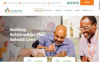 Caritas Construction website