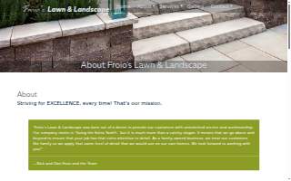 Froio's Lawn & Landscape of Chester website