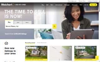 Weichert, Realtors - on the Mark website