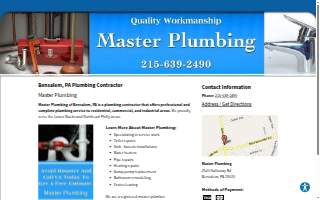 On It Plumbing website