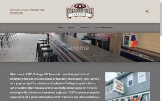 College Hill Tavern website