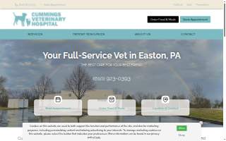 Cummings Veterinary Hospital website