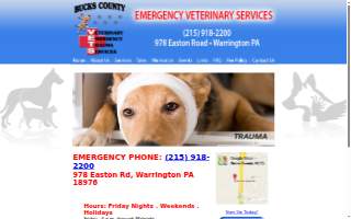 Bucks County Vets website