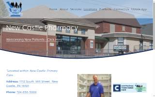 New Castle Pharmacy website