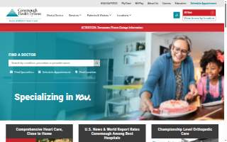Conemaugh Medical Park website