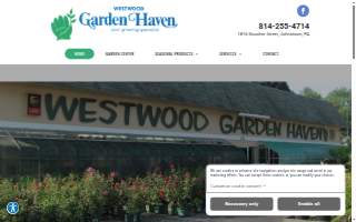 Westwood Garden Haven website