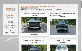 Next Level Auto Sales LLC website