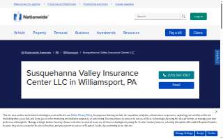 Susquehanna Valley Insurance Center website