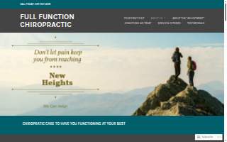 Full Function Chiropractic website