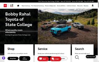 Bobby Rahal Toyota of State College website