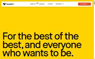 Semplice Catering website