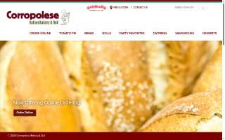 Corropolese Italian Bakery & Deli website