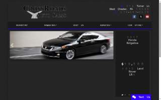 Crossroads Auto Sales website