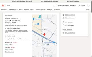 Walgreens of Butler website
