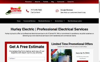 Hurley Electrical LLC website