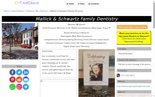 Greene &Schwartz Family Dentistry website