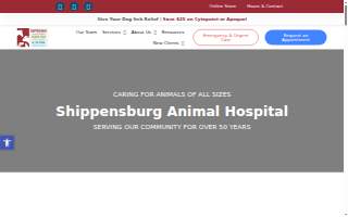 Allen Road Veterinary Clinic website