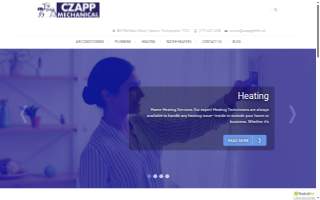 Czapp Mechanical website