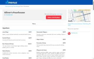 Oliver's Pourhouse website