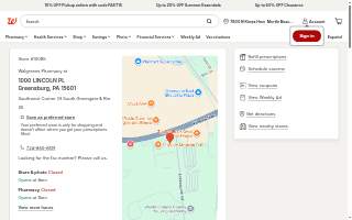 Walgreens Pharmacy of Greensburg website