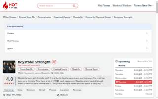 Keystone Strength website