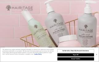 The Hairitage website