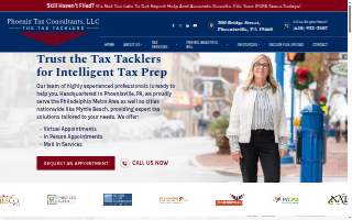 Phoenix Tax Consultants website