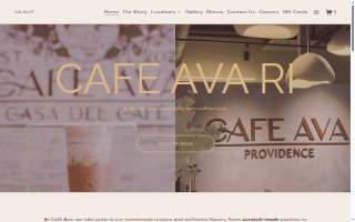 Cafe Ava website