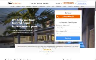 Contractors Insurance Services website