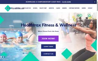 Healthtrax Fitness & Wellness of Dartmouth website