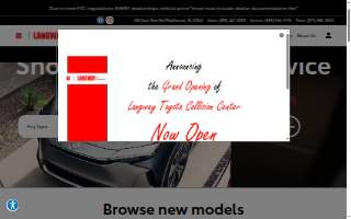 Langway Nissan of Newport website