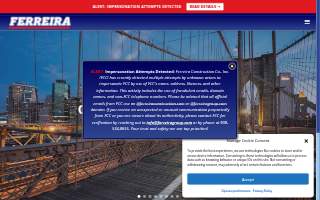 Ferreira Construction Co Inc website