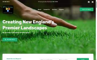 Premier Landscaping of Westerly website
