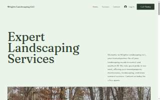 Wright’s Landscaping LLC website