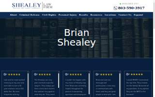 Shealey Law Firm, LLC of Mount Pleasant website