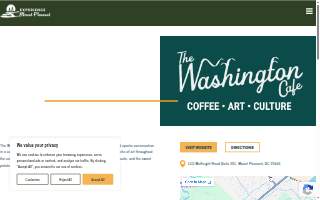 The Washington Cafe website
