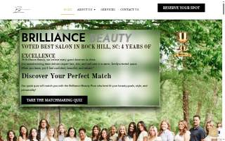 Modern Salon website