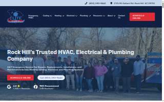 Elite Air & Heat LLC website