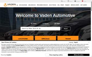 Vaden Chevrolet Pooler website