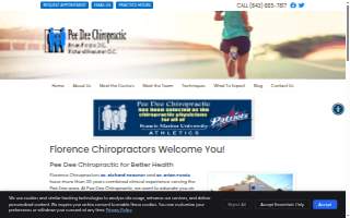 Pee Dee Chiropractic website