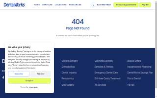 DentalWorks Anderson website