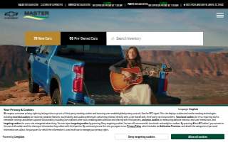 Master Chevrolet website