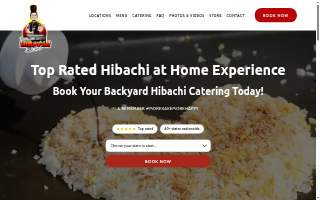 Hibachi party at home website