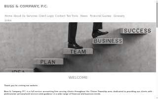 Buss CPA, PC website