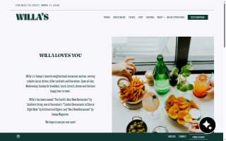 Willa B's Bistro website