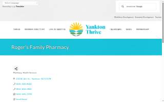 Roger's Family Pharmacy website