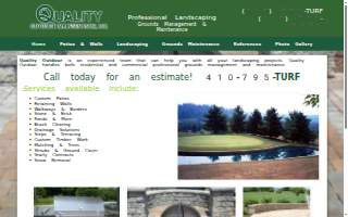Quality Outdoor Services website