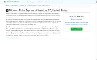 Midwest Polar Express website